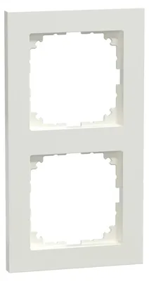 Image de Merten MEG4020-3619 Cadre de finition double M-Pur blanc polaire/brillant