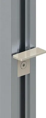 Produktbild von Volpato Regalboden Halterung für Glasregale passend zum Stili Regalsystem, Aluminium schwarz eloxiert
