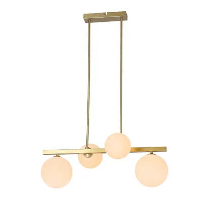 Obrázek produktu pro Candellux Mosazný závěsný lustr Kama pro žárovku 4x G9 34-73426