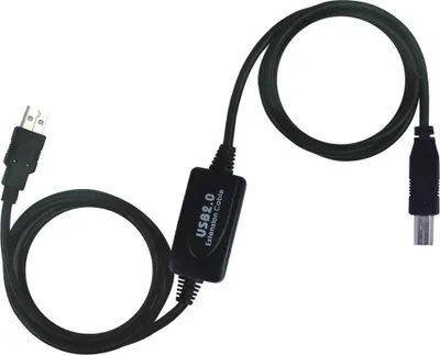 Produktbild von PremiumCord USB 2.0 Repeater- und Verbindungskabel A/M-B/M 10m