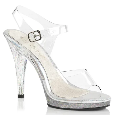 Produktbild von FLAIR-408MG Damen Sandale von Fabulicious, Transparent EU 40, US 10