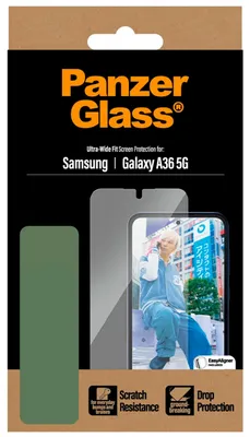 Productafbeelding van PanzerGlass Ultra-Wide Fit Screenprotector voor Samsung Galaxy A36 - Ultra-Clear case friendly