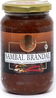 Produktbild von KONINGSVOGEL Sambal Brandal 200g | Sehr scharfe Sauce | Very Spicy Sauce