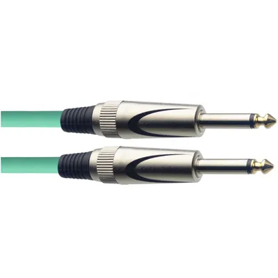 Produktbild von Instrumentenkabel, Klinke/Klinke (M/M), 6 m, robuste Stecker, Grün,...