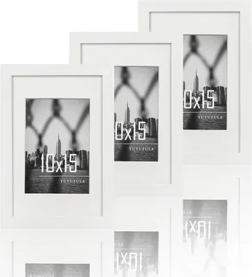 Produktbild von Bilderrahmen 10x15 cm, 3er Set, weiß, Kunststoff, für Dekoration