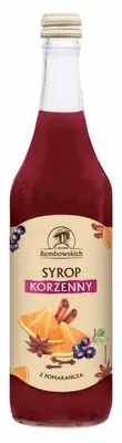 SYROP KORZENNY Z POMARAŃCZĄ 500 ml - REMBOWSCY