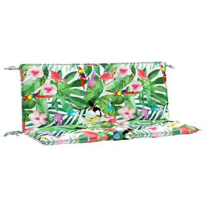 Image de Coussins de banc de jardin lot de 2 multicolore 120x50x7 cm