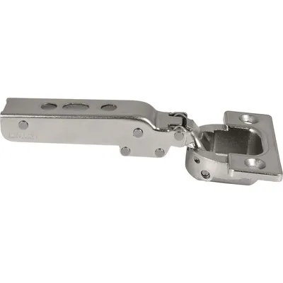 Produktbild von LAMP® Schwerlast Möbel Scharnier 95°, Eckanschlag, mit Feder, vernickelt