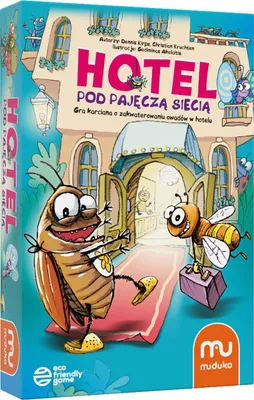 Produktbild von MUDUKO Hotel unter dem Spinnennetz Familienspiel 5+