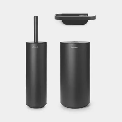 Zdjęcie produktu dla Brabantia - Zestaw akcesoriów toaletowych MindSet Mineral Infinite Grey