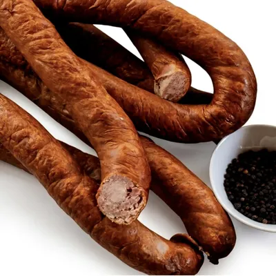 Zdjęcie produktu dla Kiełbasa Staromiejska Lubelska bez soli peklowej 1kg