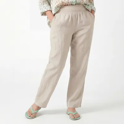 Produktbild von Leinenhose angenehme Sommerhose aus 100% Leinen 36 38 40 42 44 für Damen