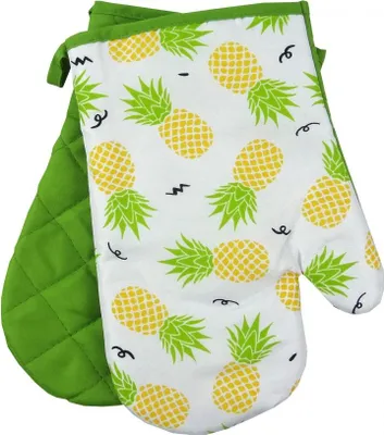 Obrázek produktu pro Chňapka kuchyňská /rukavice  s magnetem a poutkem  - Ananas