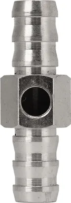 Zdjęcie produktu dla Łącznik T Adapter 304 Stal nierdzewna Guma Wysoka wydajność dla wskaźnika ciśnienia paliwa lub czujnika 1/2 cala z 12,7 mm ID