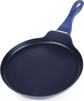 Produktbild von Orion | Pfanne - Pfannkuchenpfanne - Ø 26 cm - Blau - Antihaftbeschichtung - Hitzebeständig - Ergonomischer Griff