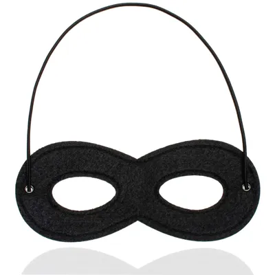 Produktbild von 1x Bandit Augenmaske - Zorro, Einbrecher Maske Fasching & Karneval