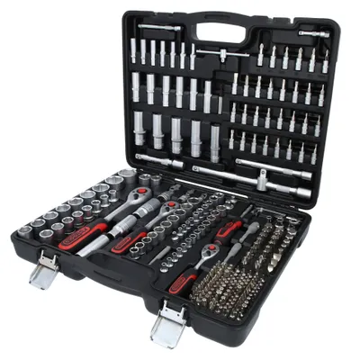 Produktbild von KS Tools 1/4 Zoll+3/8 Zoll+1/2 Zoll Steckschlüssel-Satz, 255-tlg