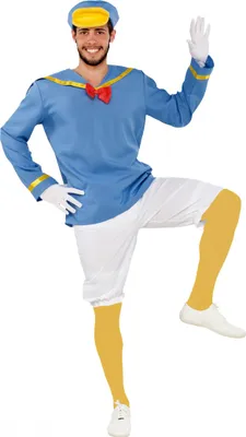 Produktbild von Matrosen-Ente Herrenkostüm Faschingskostüm blau-weiss - M / L