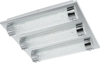 Productafbeelding van EGLO Tolorico, LED, Lampen met niet-vervangbare lichtbron, 4000 K, 1000 lm, IP44, Chroom, Transparant