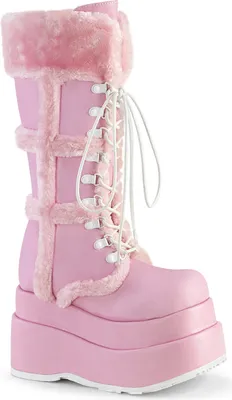 Produktbild von BEAR-202 Damen Boots von DemoniaCult, Rosa , EU 42, US 12