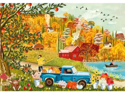 Obrázok produktu pre Magnólia Puzzle Jesenná scéna - 1000 dielikov puzzle hračky
