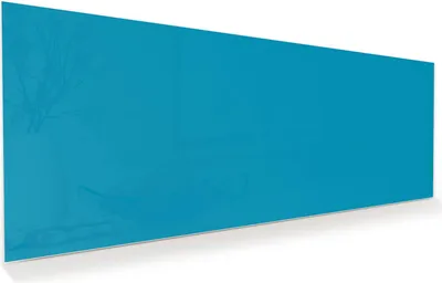 Produktbild von Glasbild 125x50cm in XXL für Wohnzimmer, Schlafzimmer Motiv Türkiser Hintergrund I