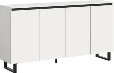 Produktbild von Sideboard >Tomasa< in Weiß - 160x84x36cm (BxHxT)
