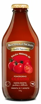 Produktbild von Salsa Pronta di Pomodorino Ciliegino 330g - Bottega di Sicilia
