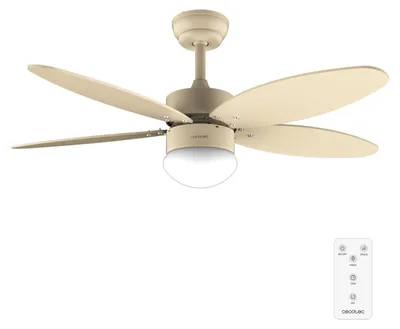 Image de Cecotec - Ventilateur de Plafond avec Lumière EnergySilence Aero 4260 Full SunLight - 40 W, Diamètre 106 cm, Lampe Intégrée