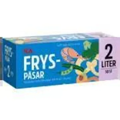 Produktbild von Gefrierbeutel 50 Stück 2 Liter 200 x 350 mm mikrowellengeeignet wasserbadgeeignet