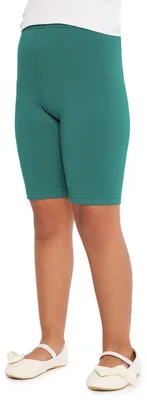 Produktbild von Merry Style Mädchen Kurze Leggings aus Baumwolle MS10-227 (Dunkeltürkis, 128 cm)
