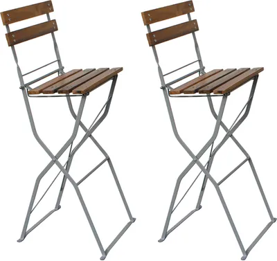 Produktbild von Biergarten Barhocker Barstuhl Klappstuhl Gartenstuhl klappbar