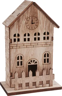 Produktbild von VBS Holzbausatz "Villa mit Zaun"