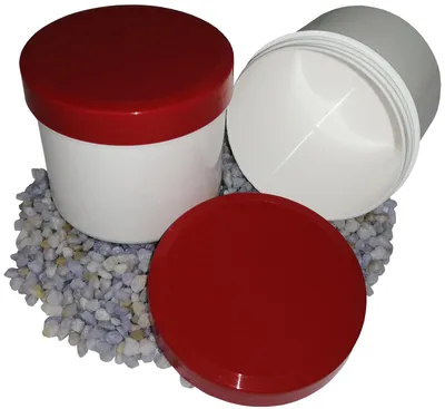 Produktbild von 30 Salbendosen Salbendose 75 g 90 ml Deckel rot