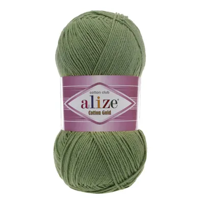 Produktbild von 100g Strickgarn Alize Baumwolle Gold Uni Klassikgarn Häkelgarn Strick-Wolle