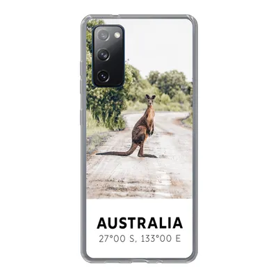 Produktbild von MuchoWow® Handyhülle Schutzhülle Hülle für Samsung Galaxy S20 FE Känguru - Australien - Tiere Silikon Softcase Handy Hülle - Abdeckung