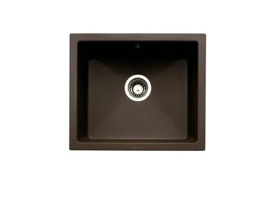 Produktbild von NABER Spüle SINGOLI 600 in ESPRESSO mit Drehexcenter / Cin-Nagranit / Unterbau