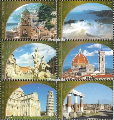 Produktbild von Briefmarken UNO - Wien 2002 Mi 373-378 (kompl.Ausg.) gestempelt UNESCO-Welterbe