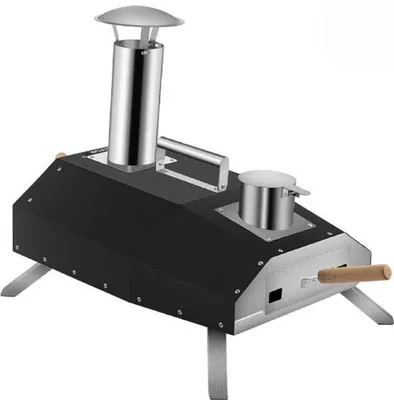 Image de Four à pizza en acier inoxydable Gourmet Grill, idéal pour les pizzas