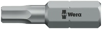 Immagine prodotto di Punta da 1/4" DIN 3126 C6,3 esagonale 2,5x 25 mm, resistente Wera | 4013288012647
