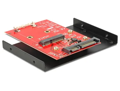 Produktbild von Delock Adapter mSATA zu SATA mit 3.5 Zoll Rahmen