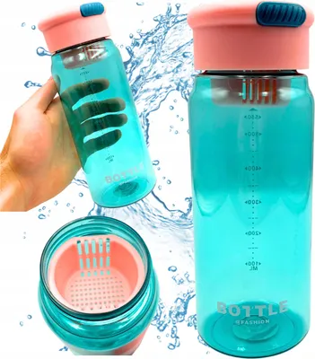 Image de Gourde robuste pour le sport avec filtre gradué, 650 ml