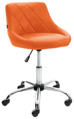 Produktbild von Arbeitshocker Lazio Kunstleder orange