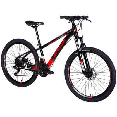 Produktbild von MTB Mercury Aluminium, 26", 145–170 cm, 21-Gang, Schwarz/Rot