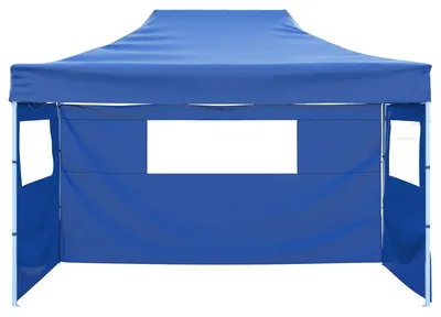 Produktbild von vidaXL Party-Zelt Blau 280 x 410 x 315 cm Oxford-Stoff
