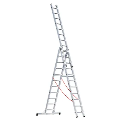 Produktbild von Euroline Premium 307 Mehrzweckleiter 3x11 Sprossen