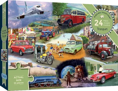 Image de Puzzle GIBSONS Nous assemblons : Véhicules 24 pièces