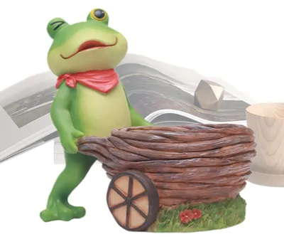 Zdjęcie produktu dla Doniczka "Froggende" idealna do sukulentów i kwiatów