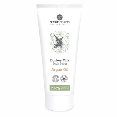 Produktbild von Fresh Secrets Körperbutter mit Eselsmilch und Arganöl/ 40912