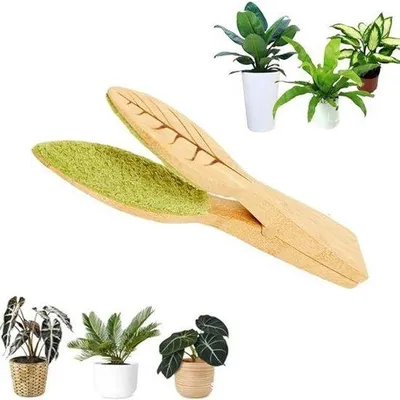 Zdjęcie produktu dla Ekologiczne chusteczki do rąk do pielęgnacji roślin z ergonomicznym uchwytem – do użytku wewnątrz i na zewnątrz – 24 x 4 cm